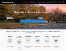 Tablet Screenshot of cascade.alpineschools.org