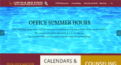 Desktop Screenshot of lphs.alpineschools.org