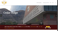 Desktop Screenshot of cedarridge.alpineschools.org