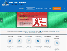 Tablet Screenshot of pleasantgrove.alpineschools.org