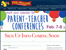 Tablet Screenshot of foxhollow.alpineschools.org