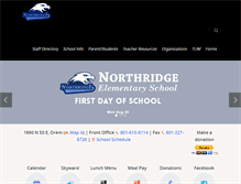 Tablet Screenshot of northridge.alpineschools.org